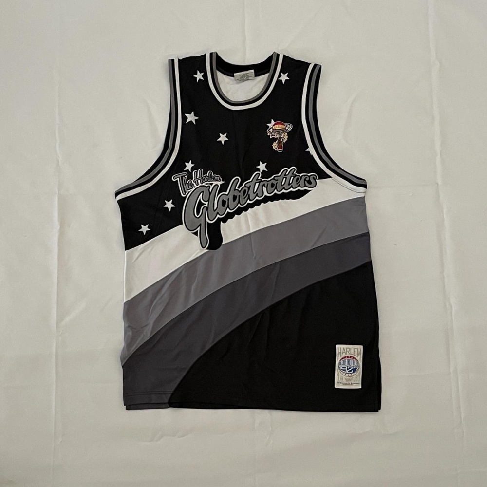 The Harlem Globetrotters Platinum Fubu Basketball Jersey 27 1927 75th anniversar